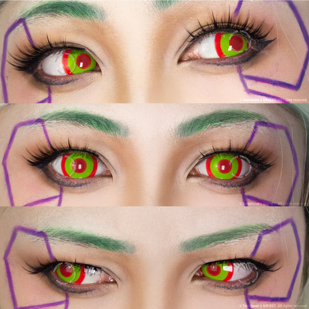 Sweety Mini Sclera Cyber Green  (1 lens/pack) - Image 5