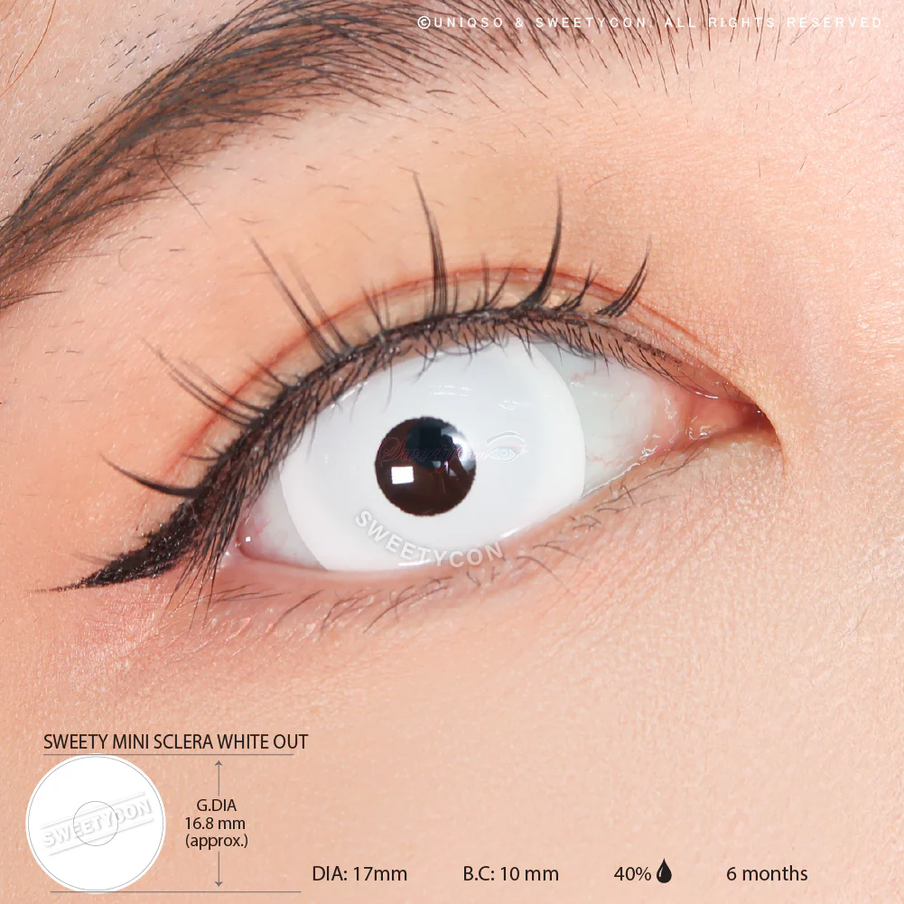 Sweety Mini Sclera White Out (1 lens/pack) - Image 3