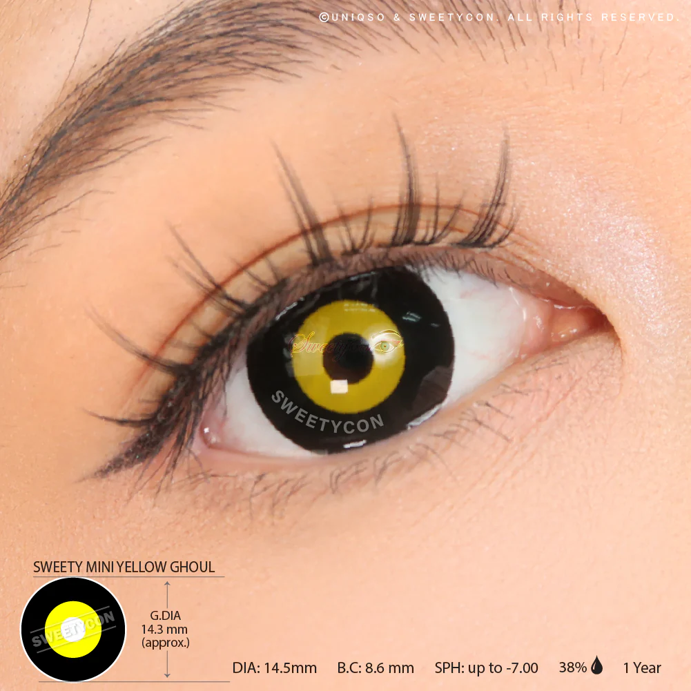 Sweety Mini Yellow Ghoul (1 lens/pack) - Image 3