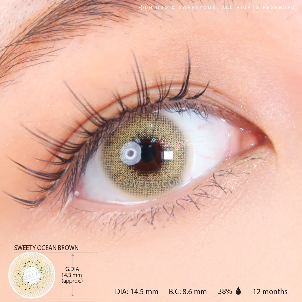 Sweety Ocean Brown (1 lens/pack) - Image 3