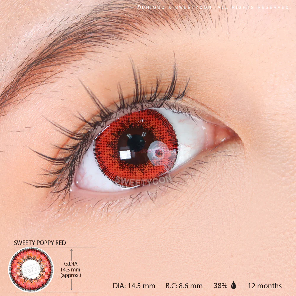 Sweety Poppy Red (1 lens/pack) - Image 3