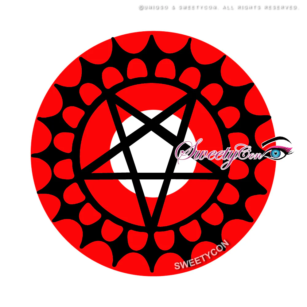Sweety Red Pentagram (1 lens/pack) - Image 6