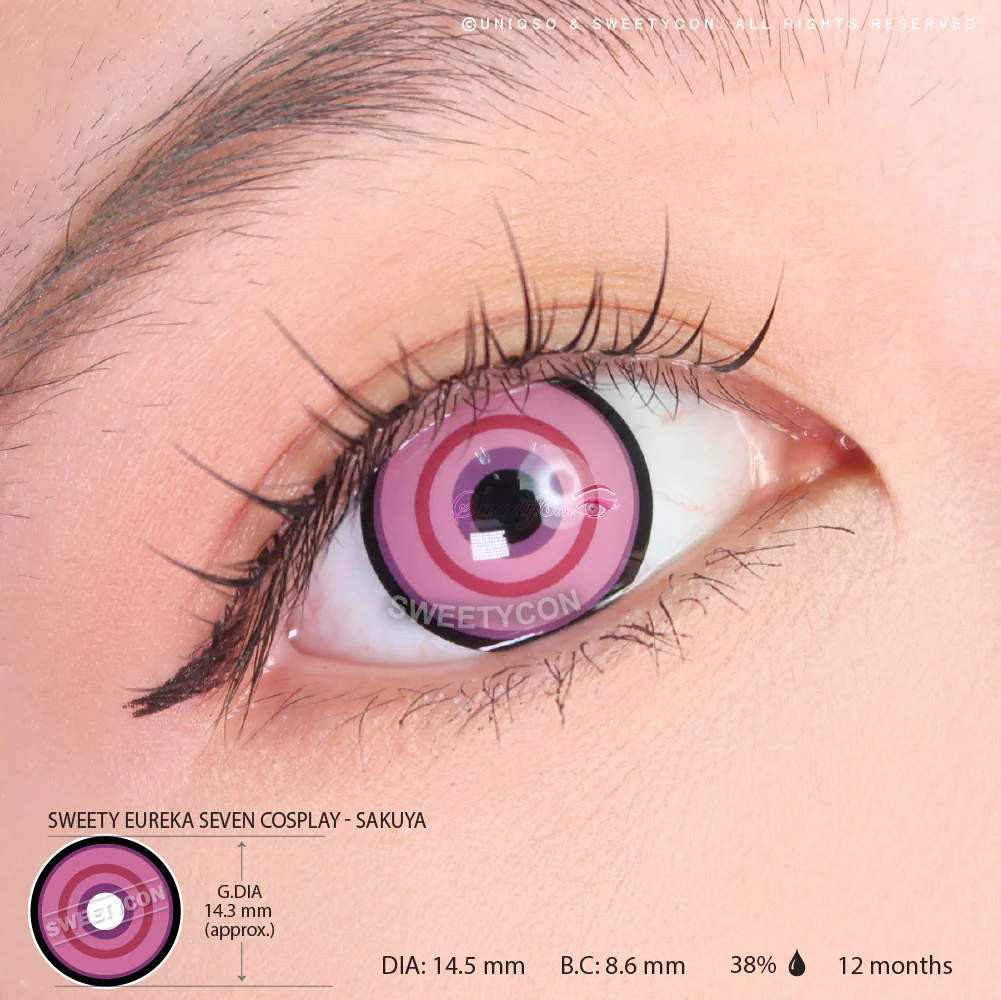 Sweety Sakuya Purple Rings (1 lens/pack) - Image 3