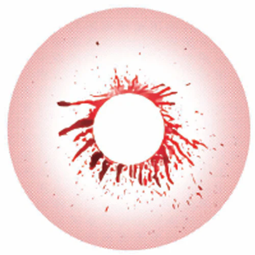 Sweety Sclera Contacts - Bloody Zombie (1 lens/pack) - Image 2