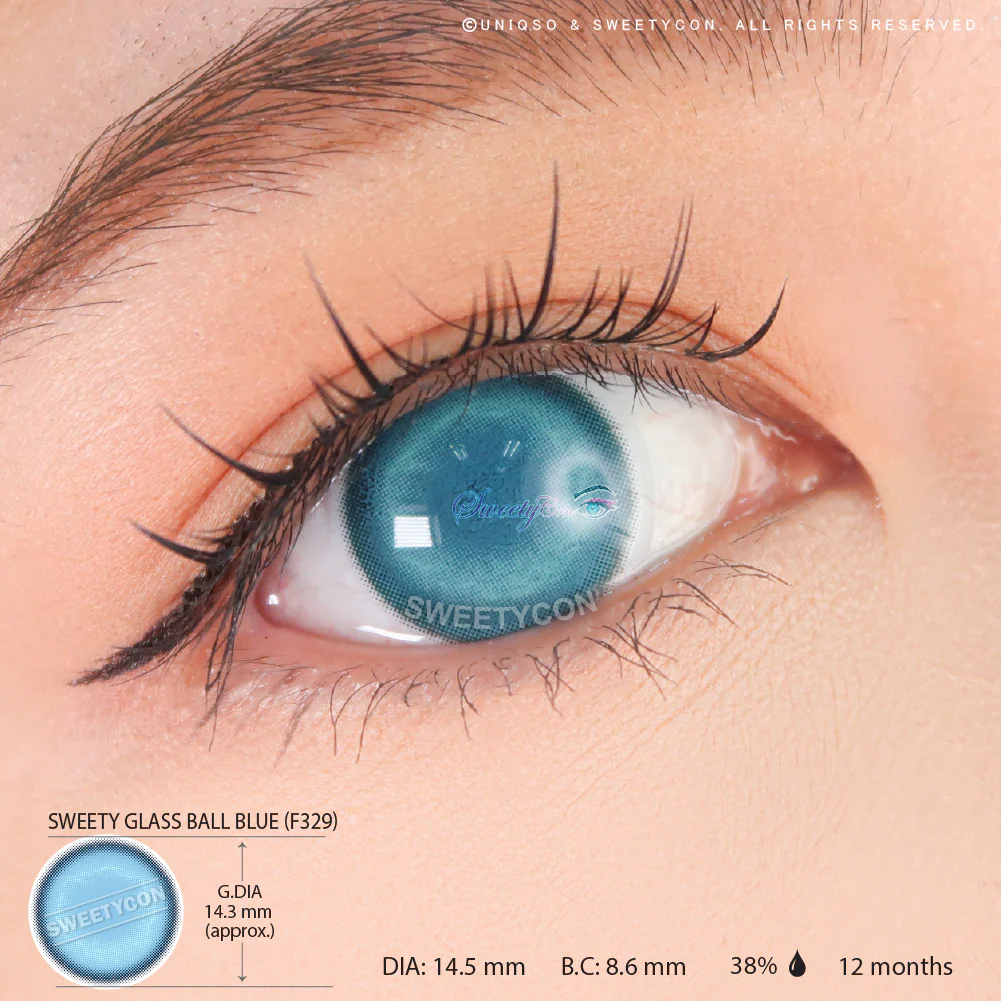 Sweety Glass Ball Blue (1 lens/pack) - Image 4