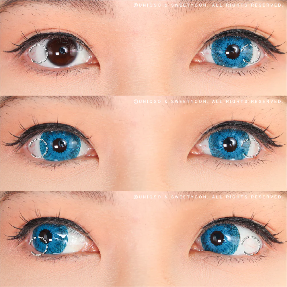 Sweety Mini Sclera Blue Devil (1 lens/pack) - Image 2