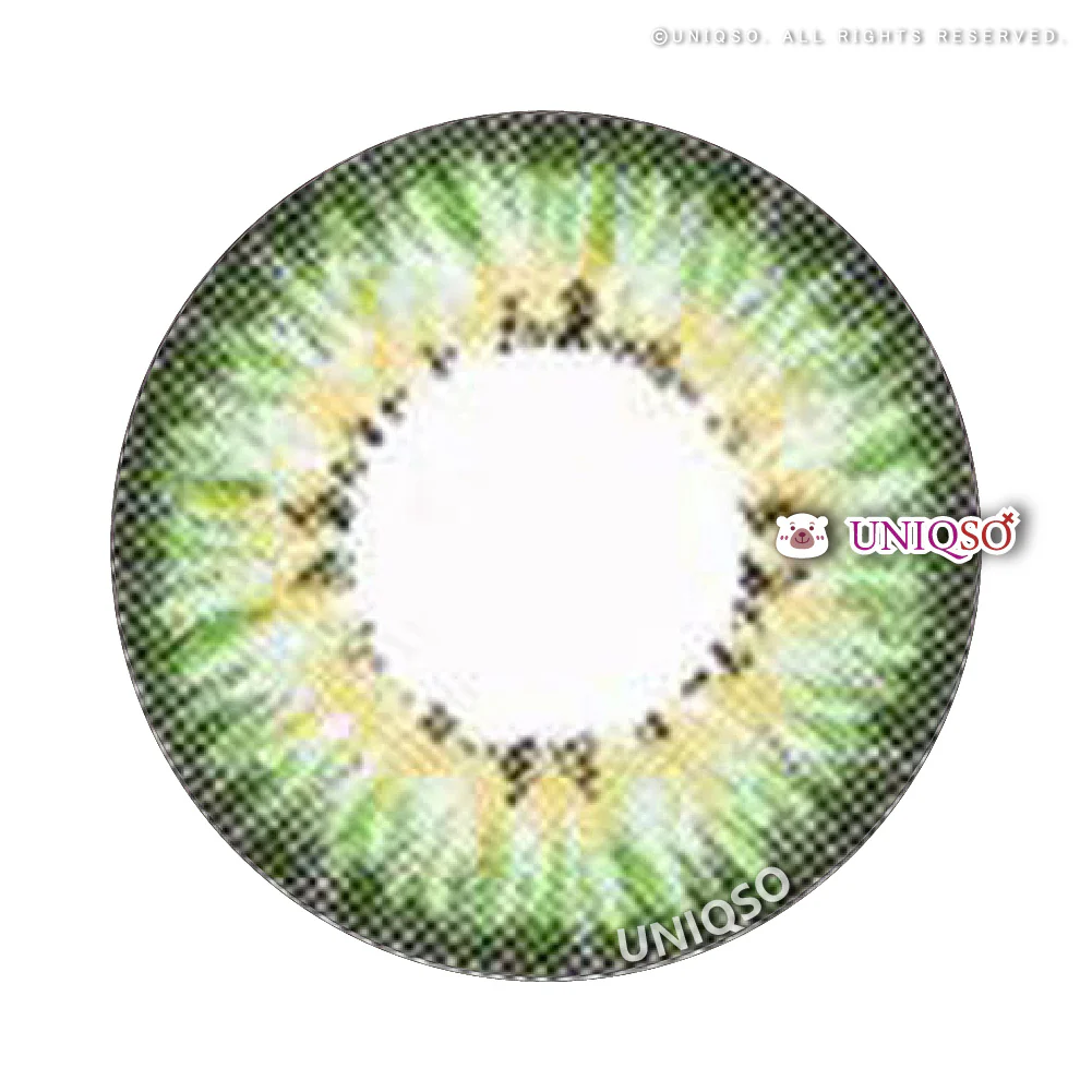 Western Eyes Puffy 3 Tones Green (1 lens/pack) - Image 5
